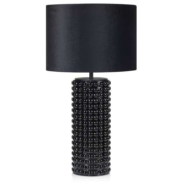 Stojąca LAMPA stołowa PROUD 107483 Markslojd abażurowa LAMPKA nocna czarna