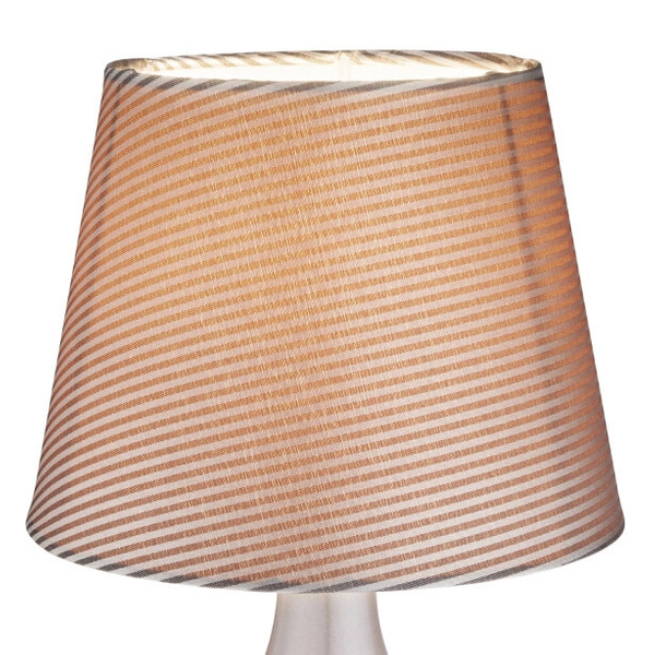 Nocna lampa Freedom 21651 do sypialni ceramika szara