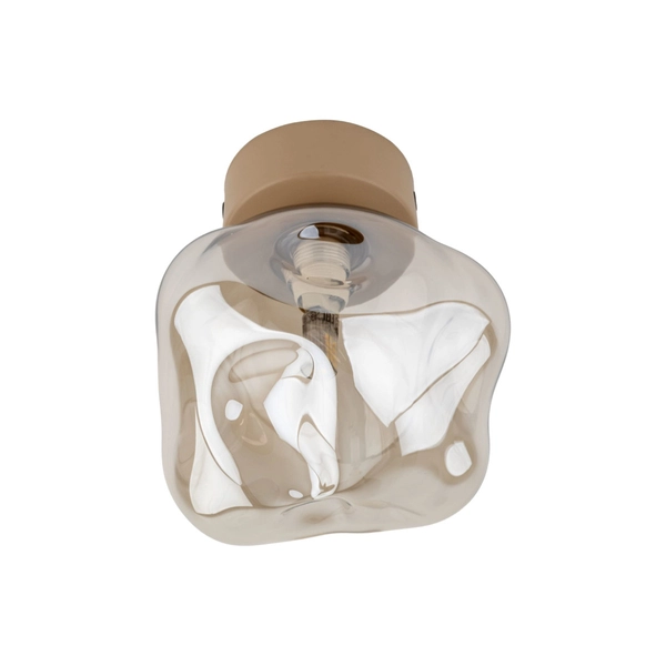 Lampa ścienna glamour Lava 11104 szklana do jadalni beżowa