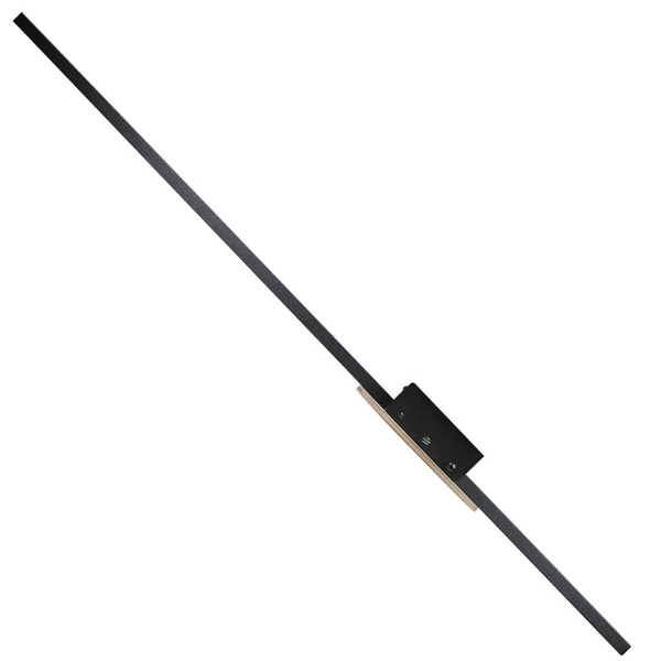 Naścienny kinkiet do jadalni Java 1441 LED 22W 3000K listwa drewniany czarny