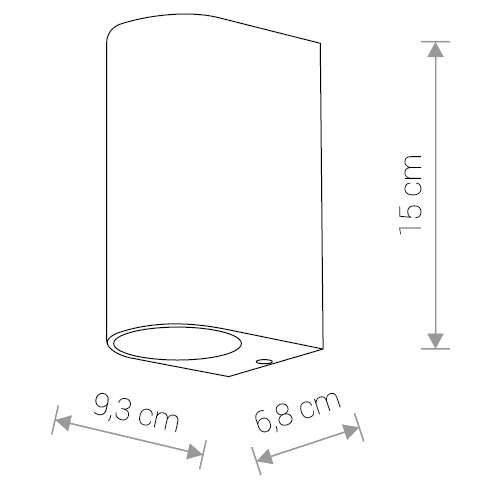 Elewacyjna LAMPA zewnętrzna NICO 9517 Nowodvorski tarasowa OPRAWA metalowa IP54 grafitowa