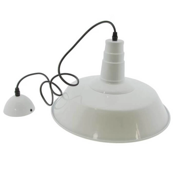 Zwieszana lampa Retro ABR-LWRG-W Abruzzo zwis metalowa biała