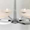 Lampa sufitowa do jadalni Ayres AYRES-6CH chrom przezroczysty