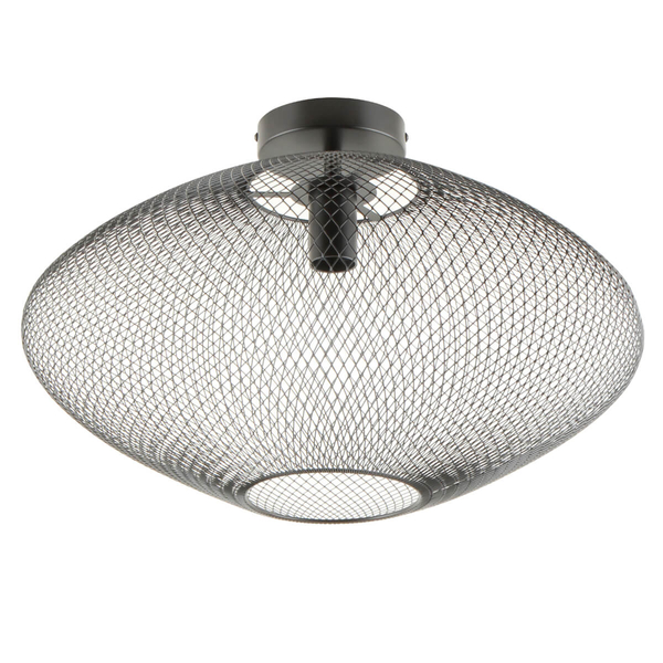Druciana Lampa sufitowa Orion A8193-MBK na korytarz metal czarny mat