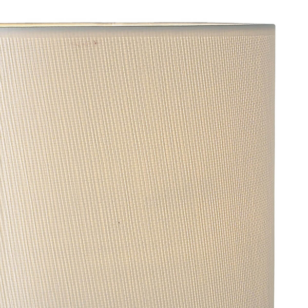 Lampka stołowa do salonu Delta DEL4250 Dar Lighting retro chrom écru