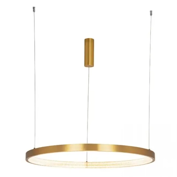 Nad łóżko wisząca lampa 2007 LED 53W 3000K ringowa złoty