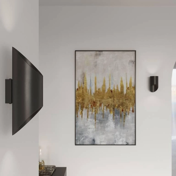 Kinkiet LAMPA ścienna SL.0114 metalowa OPRAWA tuba czarna