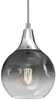 Lampa wisząca Monte MLP8321 kropla przydymiona srebrna