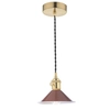 Lampa wisząca do salonu Hadano HAD0140-08 mosiądz ceglany