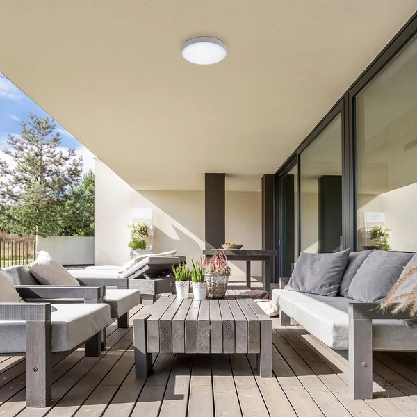 Plafon LAMPA łazienkowa TARTU 7894 Rabalux okrągła OPRAWA sufitowa LED 24W 2800K - 6000K metalowa plafoniera IP44 biała