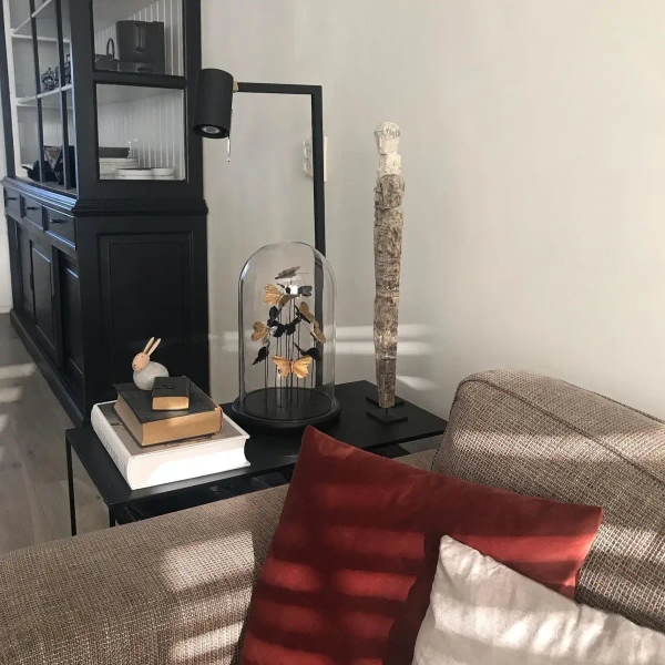 Stojąca lampa salonowa Lesley 03725/01/30 Lucide tuba metalowa czarna