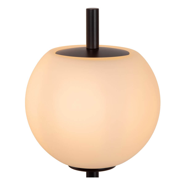 Łazienkowa lampa ścienna Elda 04215/01/30 szklana metalowa IP44 czarna