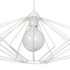 LAMPA wisząca VEN W-CORF/C WH metalowa OPRAWA zwis klatka loft biała