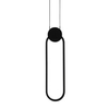 modernistyczna lampa wisząca Barre LE43550 LED 11W 3000K czarna outlet