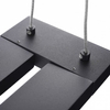 Minimalistyczna lampa wisząca Flash LED 54W 3000k czarna listwa