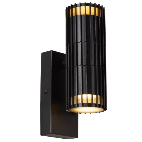 Ogrodowa lampa ścienna Timbala 11840/02/30 cylindryczna IP44 czarny