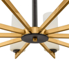 Zwisowa lampa Fortano MOD089PL-10BS szklana mosiądz
