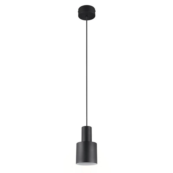 Wisząca lampa ELIOR DL132319400 Trio walec tubka do kuchni czarna