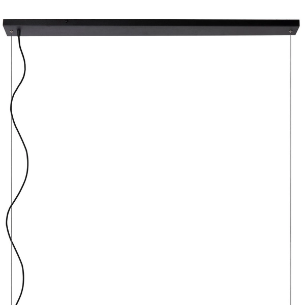 LAMPA wisząca CALIXT 05433/02/30 Lucide metalowa OPRAWA industrialny zwis czarny