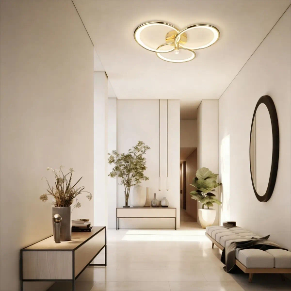 Pierścieniowy plafon Azina LP-4852/3C GD LED 27W 3000-6000K złoty