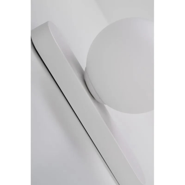 Ścienny kinkiet ELMO biały AZ6799 1xLED 5W 3000K kula do salonu