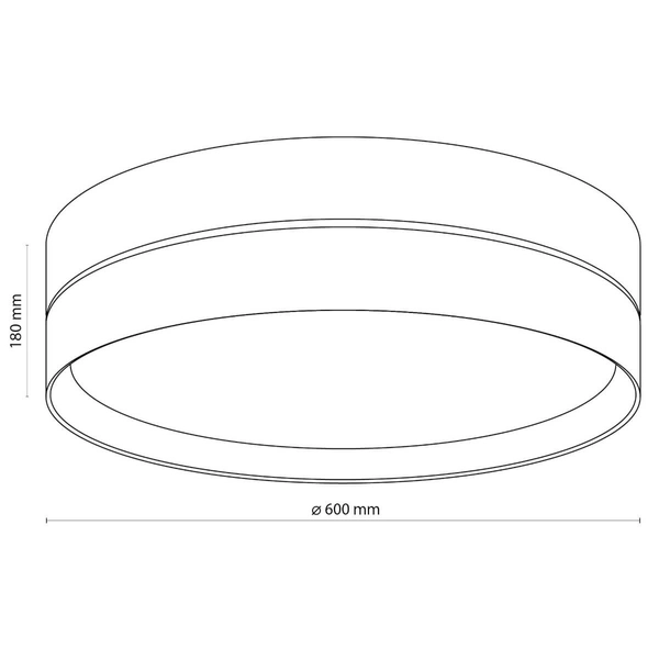 Nasufitowa okrągła lampa Eco 5774 do biura boho biała szara