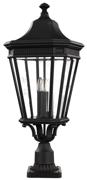Latarenka ogrodowa FE-COTSLN3-L-BK Feiss industrialna czarna