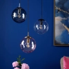 Lampa okrągła wisząca Ripple SP70-RIP8803 do salonu kula różowa brąz