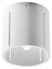 Natynkowa LAMPA sufitowa SL.0355 metalowa OPRAWA plafon tuba biała