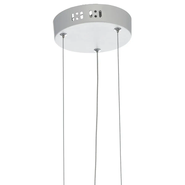 Ledowa wisząca lampa Alonsa ALO012 LED 16W 3000K ringi biały