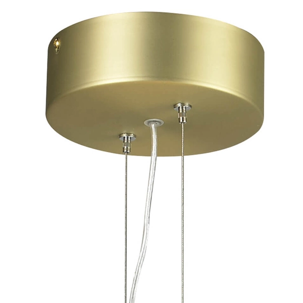Salonowa lampa wisząca Acirculo ST-10453P/D600A gold Step LED 72W 3000K ring złoty