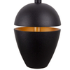 Wisząca lampa loftowa Cometshine P0471 LED 8W 3000K do holu czarna złota
