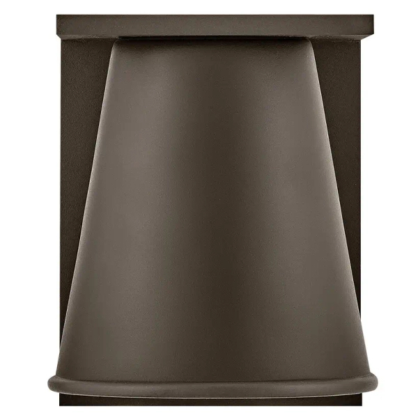 Lampa ścienna na balkon Hans HK-HANS-S-ABZ tuba stożek IP44 brązowy