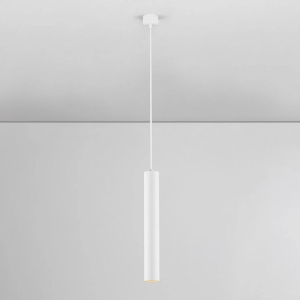 Lampa zwisająca NAZCA LE44348 do kuchni tubka sopel metalowa biała