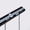 Lampa wisząca potrójna KARBON SL.1575 tubka podłużna czarna