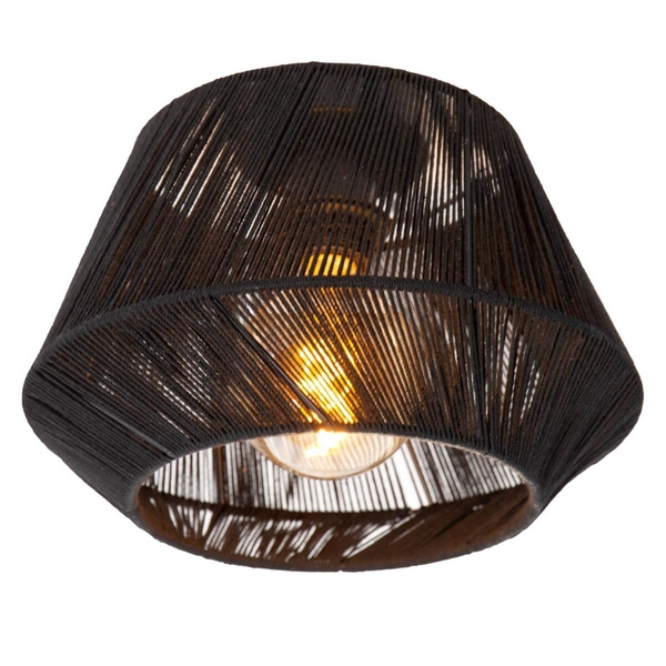 Bawełniana lampa sufitowa Jessica 10121/30/30 na przedpokój czarna