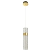 Podłużna zwisająca lampa Lagos ML2245 LED 8W 4000K tuba złota