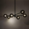 Przydymiona lampa sufitowa Sarius 6236 TK Lighting grafitowa czarna