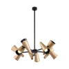 Lampa wisząca Giro MOD095PL-10BS stożki tuby mosiądz