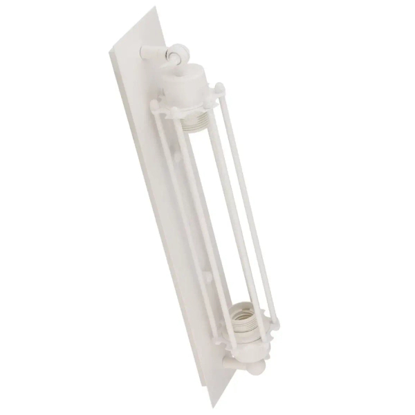 Kinkiet ścienny do salonu Retro Loft ABIGALI-KR-E27-WHITE retro biały