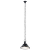 Industrialna LAMPA wisząca NAUTILIUS M 10268106 Kaspa okrągła OPRAWA na łańcuchu ZWIS metalowy czarny