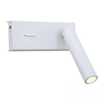 Hotelowa lampa ścienna H74 LED 3W 3000K do czytania do sypialni biały