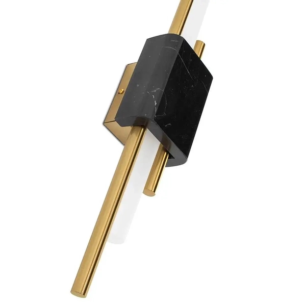 Lampa ścienna Evans MSE010100358 tuby LED 5W złote czarne