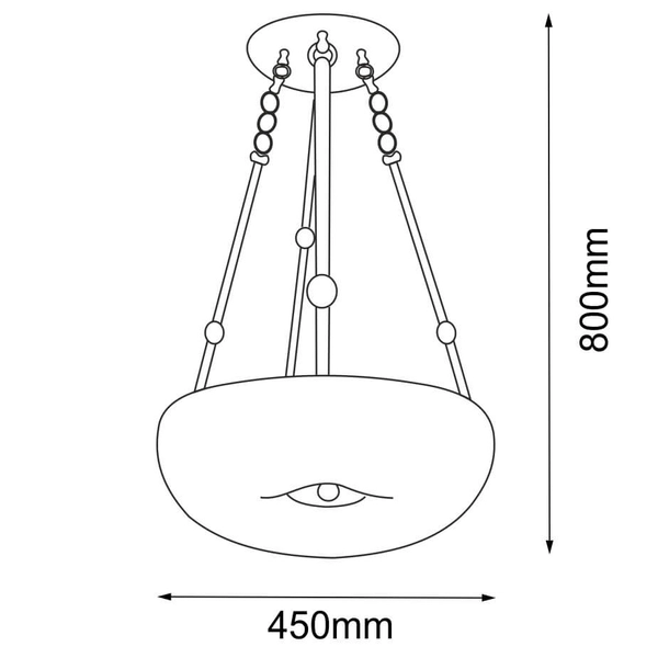 Lampa wisząca Button 8176 Amplex zwis z regulacją do salonu złoty