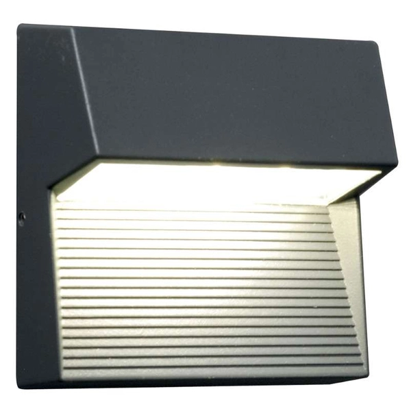 Zewnętrzna LAMPA elewacyjna Freyr FREYR-SQ Elstead kwadratowa OPRAWA metalowa LED 6W outdoor IP44 grafitowa