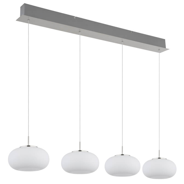 Molekułowa lampa wisząca nad stół Quintara 15744-4HN LED 24W 3000K nikiel