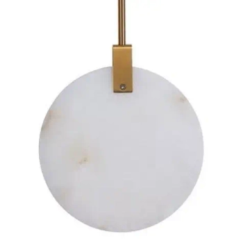 Marmurowa lampa wisząca Marble ST-8950-24 Step LED 20W 3500K koło złota
