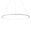 Wisząca lampa ring Vinola PND-56135B-100RPC-WH-3KS4K-TRDIMM Italux LED 58W 3000-4000K biały