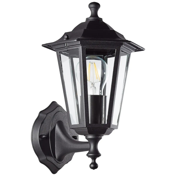 Kinkiet ścienny zewnętrzny lampion Carleen 90986A06 IP44 czarny