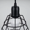 Koszykowa lampa wisząca Suba SL.1166 Sollux LED 15W stalowa czarna